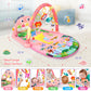 Baby Play Mat Baby Toys Tummy Time Mat Toys Baby Activity Center For Newborn Infant Toys Piano Baby Play Gym Mat Music & Light B