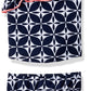 Carter'S Girls' Infant One Shoulder Tankini Swimsuit Set, Navy, 12M