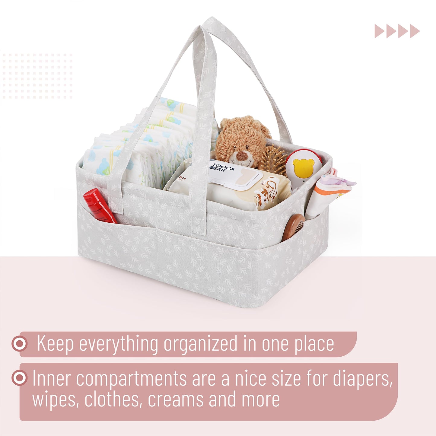 Mr. Pen- Baby Diaper Caddy Organizer, Diaper Organizer, Baby Organizer, Car Diaper Caddy, Baby Caddy Organizer, Portable Diaper