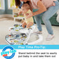 Fisher-Price Portable Baby Chair Sit-Me-Up Floor Seat With Snack Tray, Developmental Toys & Washable Seat Pad, Cute Sloth