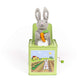 Jack Rabbit Creations Bunny Jack in the Box Toy | Ages 3+ Classic Tin Toy with Soft Pop Up | Plays Peter Cottontail Song