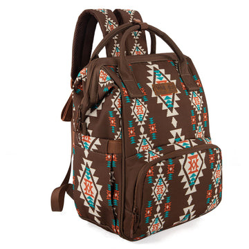 Wrangler Callie Diaper Bag Backpack with Stroller Straps Multifunction Baby Travel Bag WG2204-9110CF