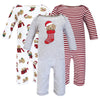 Hudson Baby Unisex Baby Cotton Coveralls Christmas Dog, 12-18 Months