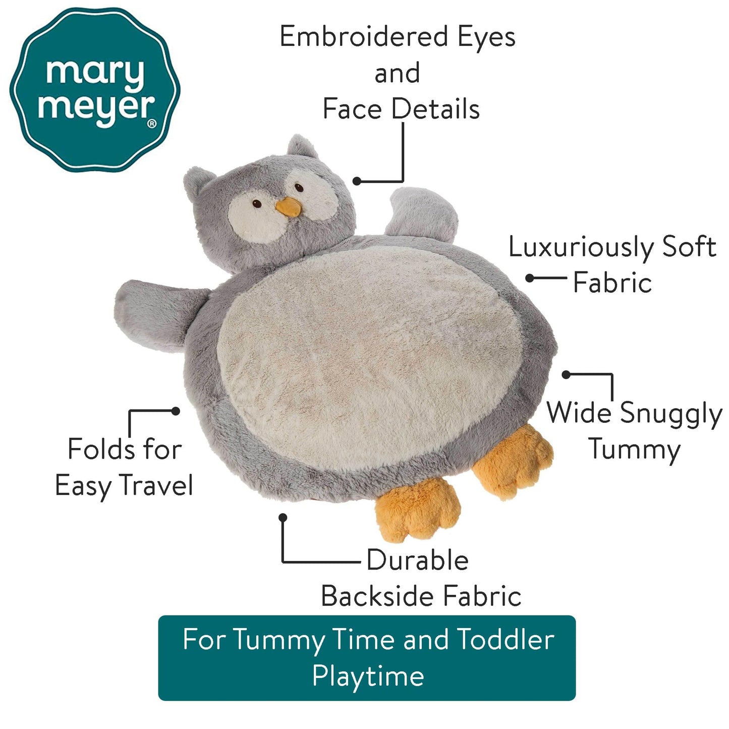 Mary Meyer Bestever Baby Mat, Owl