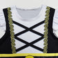 Aovclkid Girls Pirate Dress Buccaneer Costume Birthday Party Dress Halloween Cosplay Outfits(5T,White)