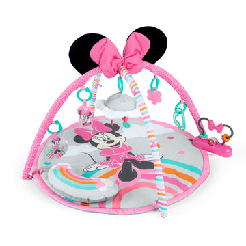 Bright Starts Disney Baby Minnie Mouse Forever Besties Activity Gym With Music And Lights, Pink, Newborn+