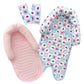 GoldBug Deluxe Duo Car Seat Head Support + Matching Strap Covers for Baby and Infant - Patchwork Berry