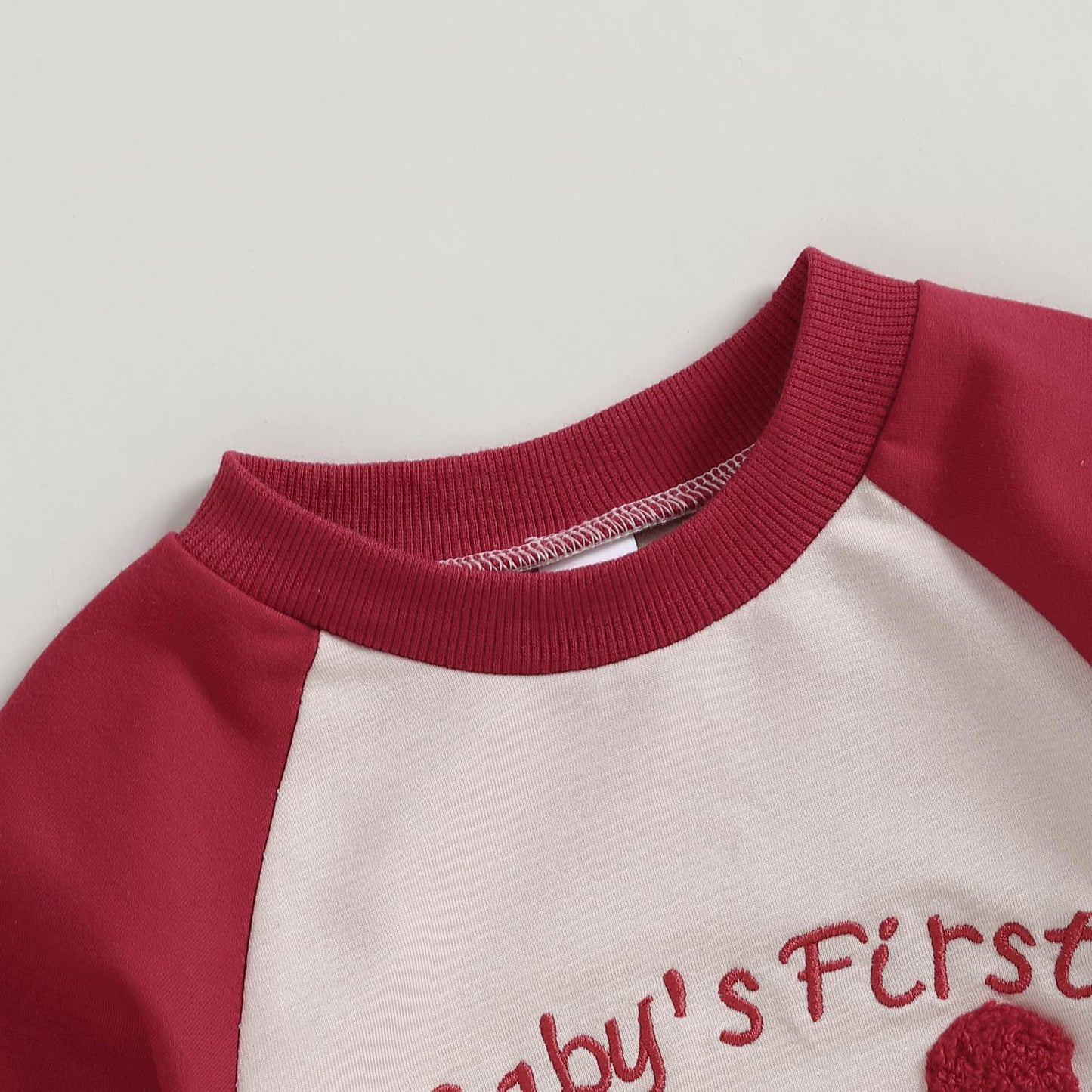 Fybitbo Infant Baby Boy Girl Clothing Santa Long Sleeve Jumpsuit Romper My First Christmas Outfit Newborn Clothes (Baby'S First