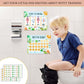 Dinosaur Potty Training Sticker Chart, 20 Potty Charts With 432 Round Stickers & 1 Instruction Sheet, Potty Reward Sticker Chart