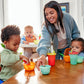 The First Years Take & Toss Spill Proof Sippy Cups - Rainbow Party Pack - Reusable Toddler Cups - Kids Cups And Snap On Lids For