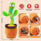 FAYOUCZ Updated Volume Adjustable Dancing Talking Cactus Toy for Baby Toddler, Mimicking Repeating Singing Interactive Cactus To