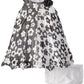 Bonnie Baby Crystal Pleated Trapeze Dress And Panty Set,Black/White,24 Months
