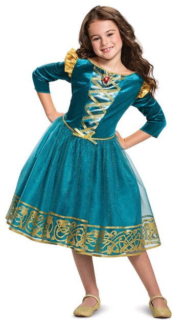 Disney Princess Merida Classic Girls' Costume, Blue
