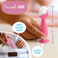 Bumco Mini Diaper Cream Spatula With Case - Bpa-Free Butt Spatula Baby, Soft & Flexible Diaper Spatula, Diaper Cream Applicator,