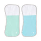 Munchkin Theraburpee: 2 Pack Burp Cloths With Built-In Pockets, For Use With Colic & Fever Rescue Kit, 1 Blue, 1 Mint,2 Count (P