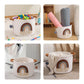 Toy Storage Baskets For Kids Cotton Rope Basket With 3D Rainbow Decor, Blanket Basket For Living Room Toys Organizer Woven Baby