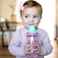 Nuby 2Pkthirsty Kids No-Spill Flip-It Printed Boost Cup With Thin Soft Straw - 12Oz, 18+ Months, 2Pack Print May Vary