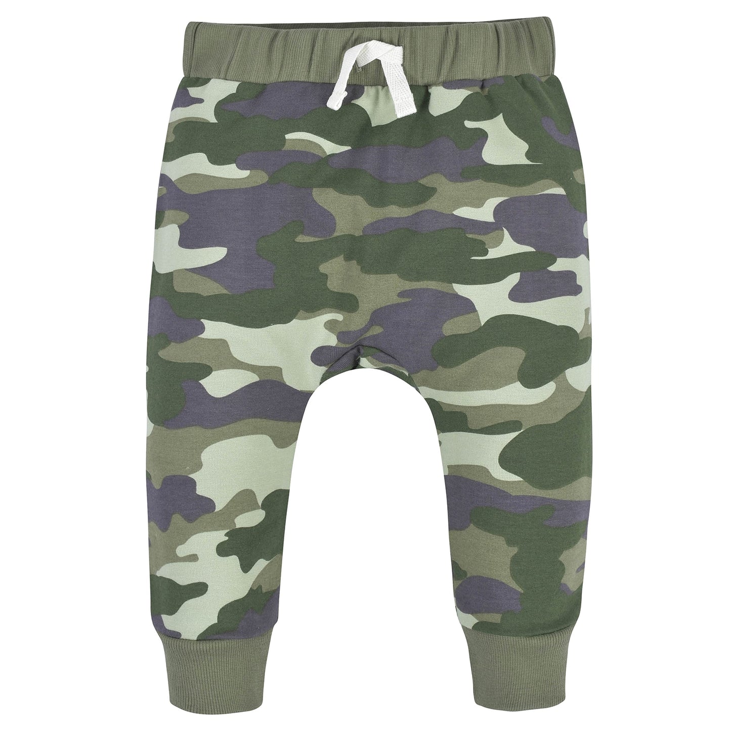 Gerber Baby Boys' Toddler 3-Pack Jogger Pants, Camo, 18 Months