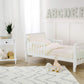 American Baby Company Heavenly Soft Minky Dot Chenille Toddler Bedding Set, Cream, 4 Piece