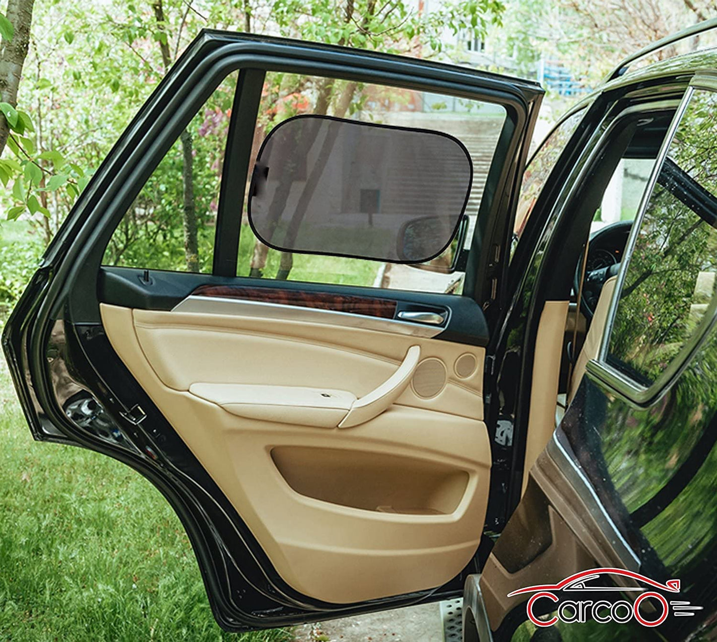 Harrier Hardware Baby & Passenger Side Window Cling Sun Shade, 4-Pack (22 X 14 Inches)