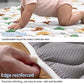 Premium Foam Baby Play Mat 59' X 59', Thicken One-Piece Baby Crawling Mat, Non-Slip Cushioned Baby Playmats For Infants, Babie