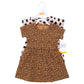 Hudson Baby Baby Girls Cotton Dresses, Leopard And Hearts, 4T