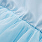 Twkioue Toddler Baby Girl Tutu Tulle Dress Sleeveless Fluffy Cute Party Sundress 817 Blue 90