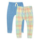 Honestbaby Multipack Honest Pants Joggers Pull On 100% Organic Cotton For Infant Baby And Toddler, Boys, Girls, Unisex, Seersuck