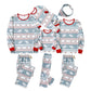 Iffei Christmas Pajamas For Family Matching Set Pj'S Traditional Print Top And Pants Pjs Sleepwear With Pocket 3-6 Months