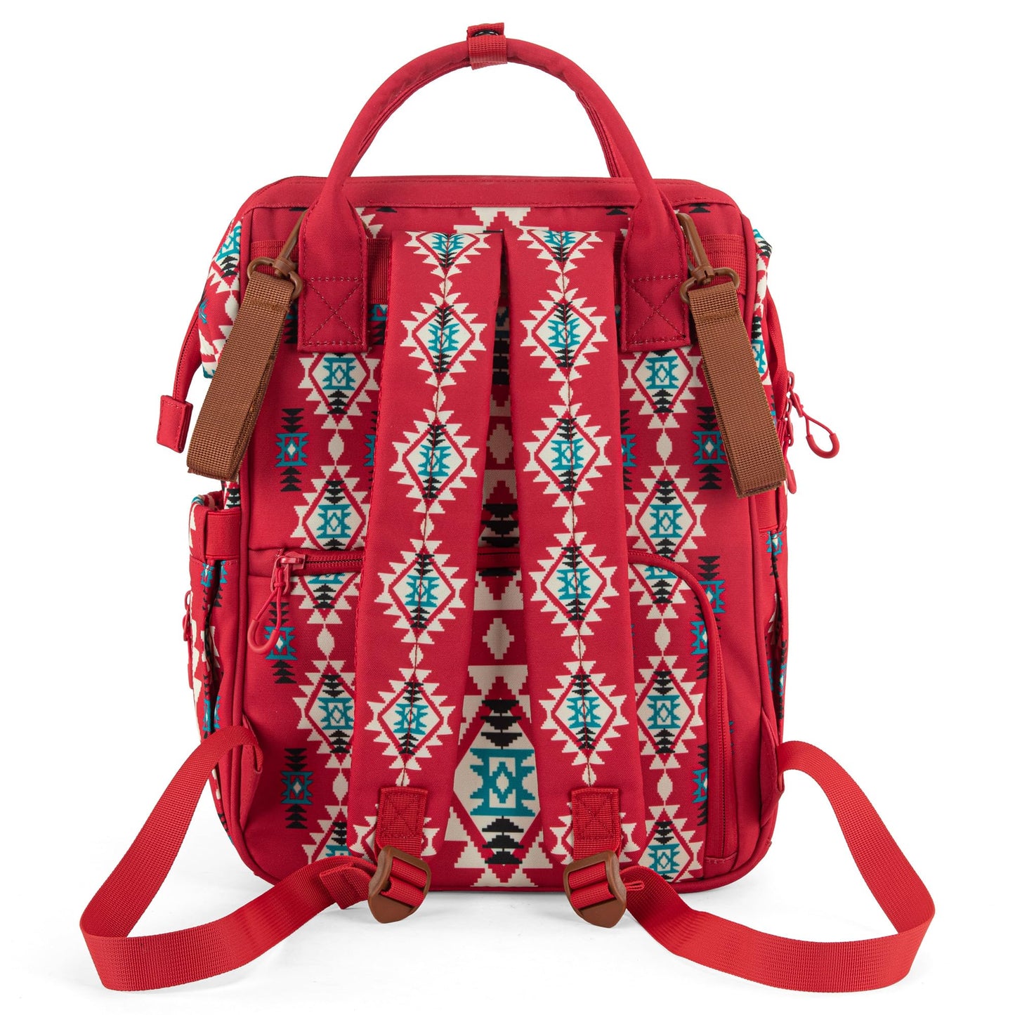 Montana West Wrangler Callie Diaper Bag Backpack With Stroller Straps Multifunction Baby Travel Bag Wg2204-9110Bdy