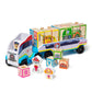 Melissa & Doug PAW Patrol Wooden ABC Block Truck (33 Pieces) - Sort And Stack Toys, Alphabet Blocks For Toddlers, Vehicle Toys F