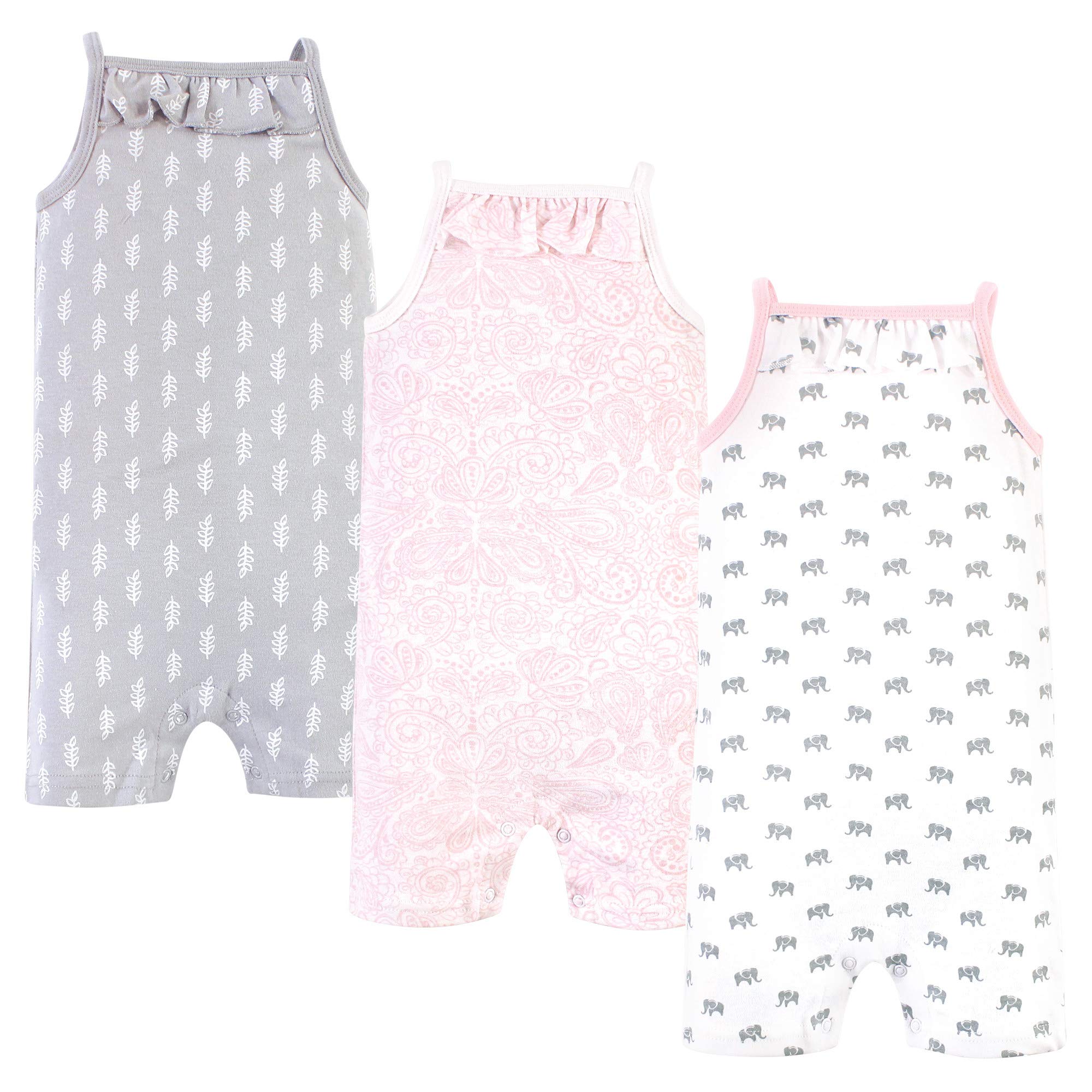 Hudson Baby Unisex Cotton Rompers, Elephant, 12-18 Months – WBBAPB087ZR877J