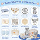 Baby Boy Gifts For Baby Shower, 10Pcs Newborn Baby Shower Boy Gift, Premium & Exquisite Welcome Baby Gift Basket Set Baby Boy Sh