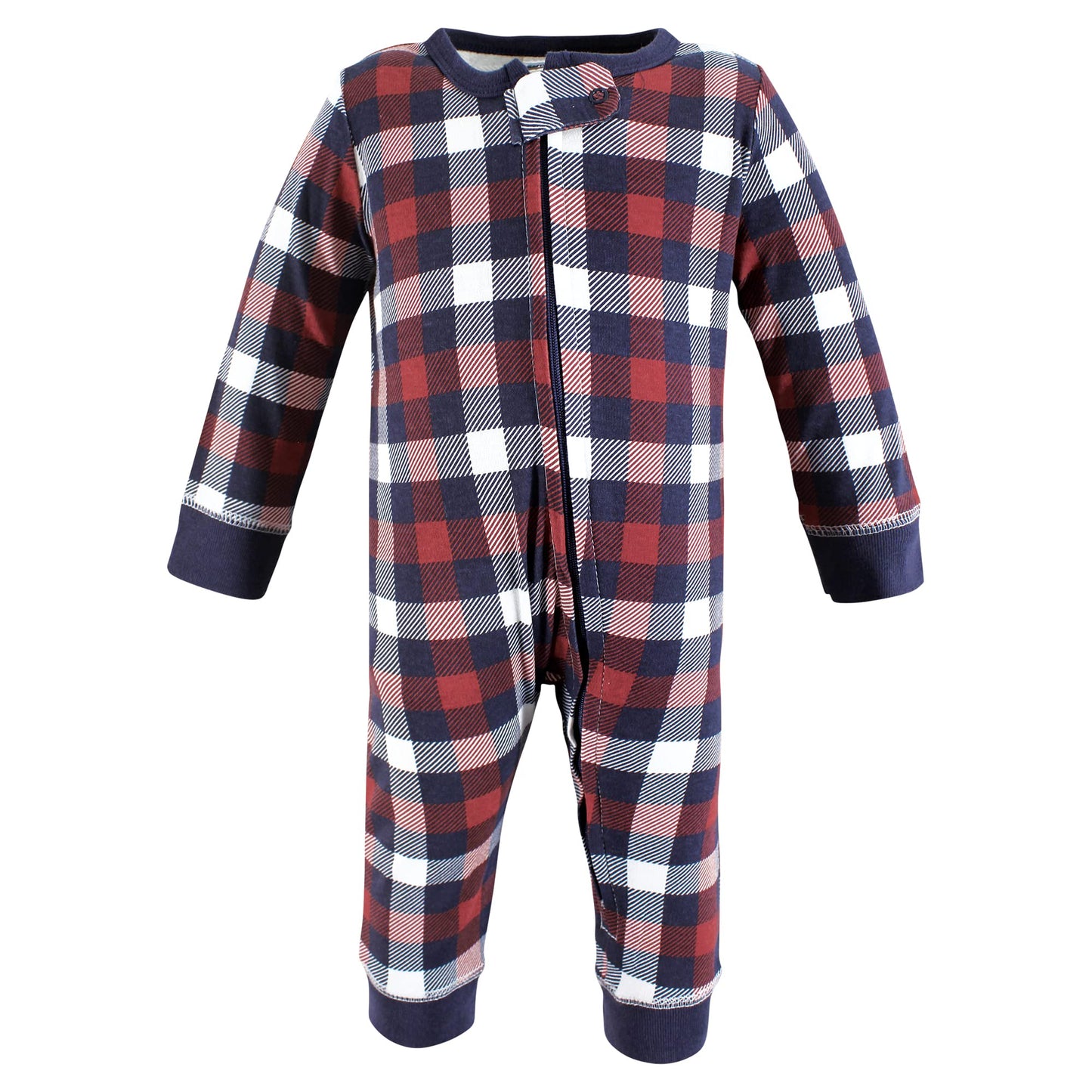 Hudson Baby Unisex Baby Cotton Sleep And Play, Winter Animals, 0-3 Months