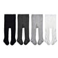Epeius 4 Pairs Pack Infants Girls Tights Baby Girls Boys Seamless Cable Knit Leggings Solid Cotton Tights Footed Pants For 6-12