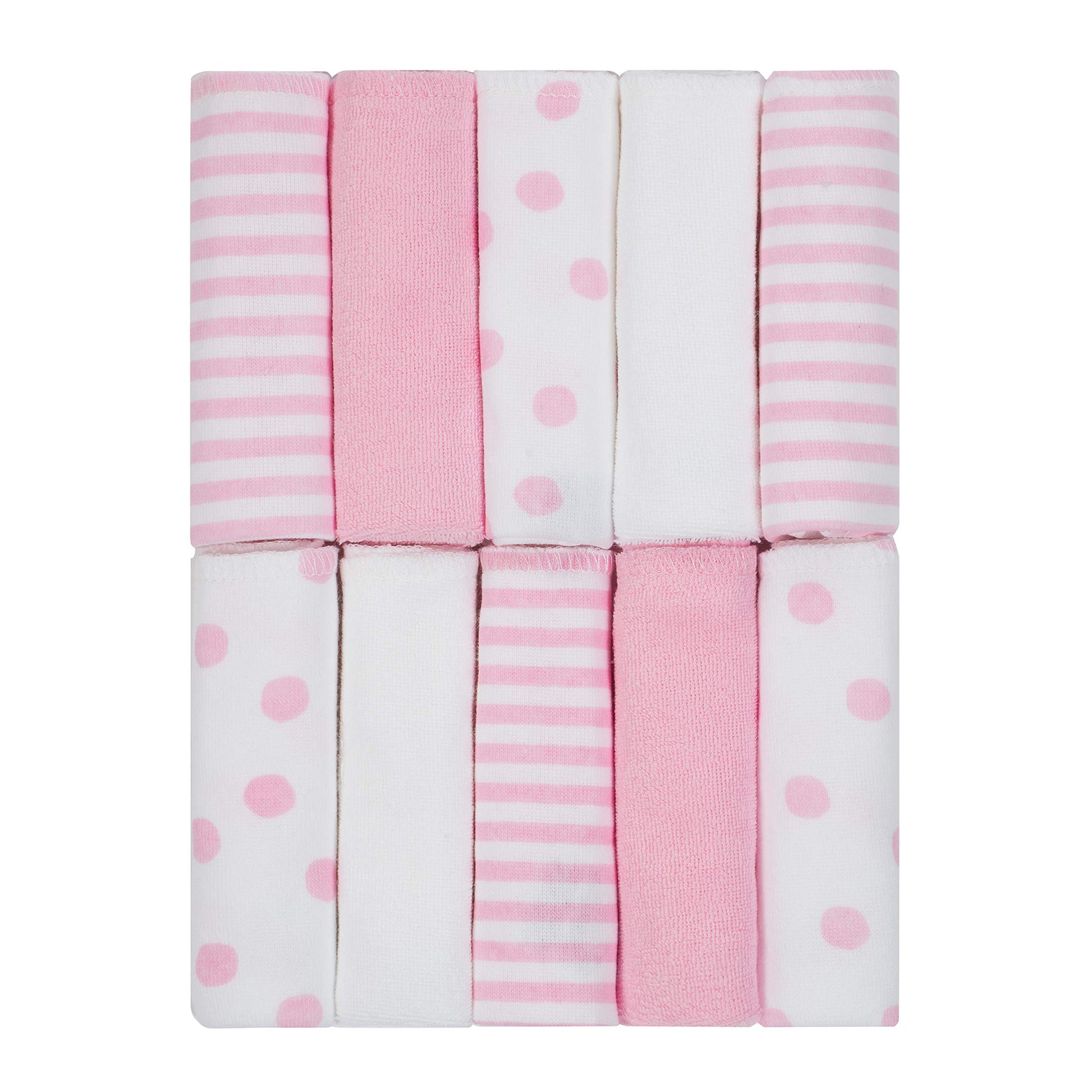 Just Born Boys and Girls Newborn Infant Baby Toddler Soft Bath Baby Washcloth Multi Pack