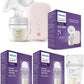 Philips Avent Electric Single Breast Pump And Store Set | Personalised Experience, Flexible Silicone Cushion,Pink, White | 50 Re