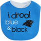 Carolina Panthers Baby Bib All Pro Style I Drool Design