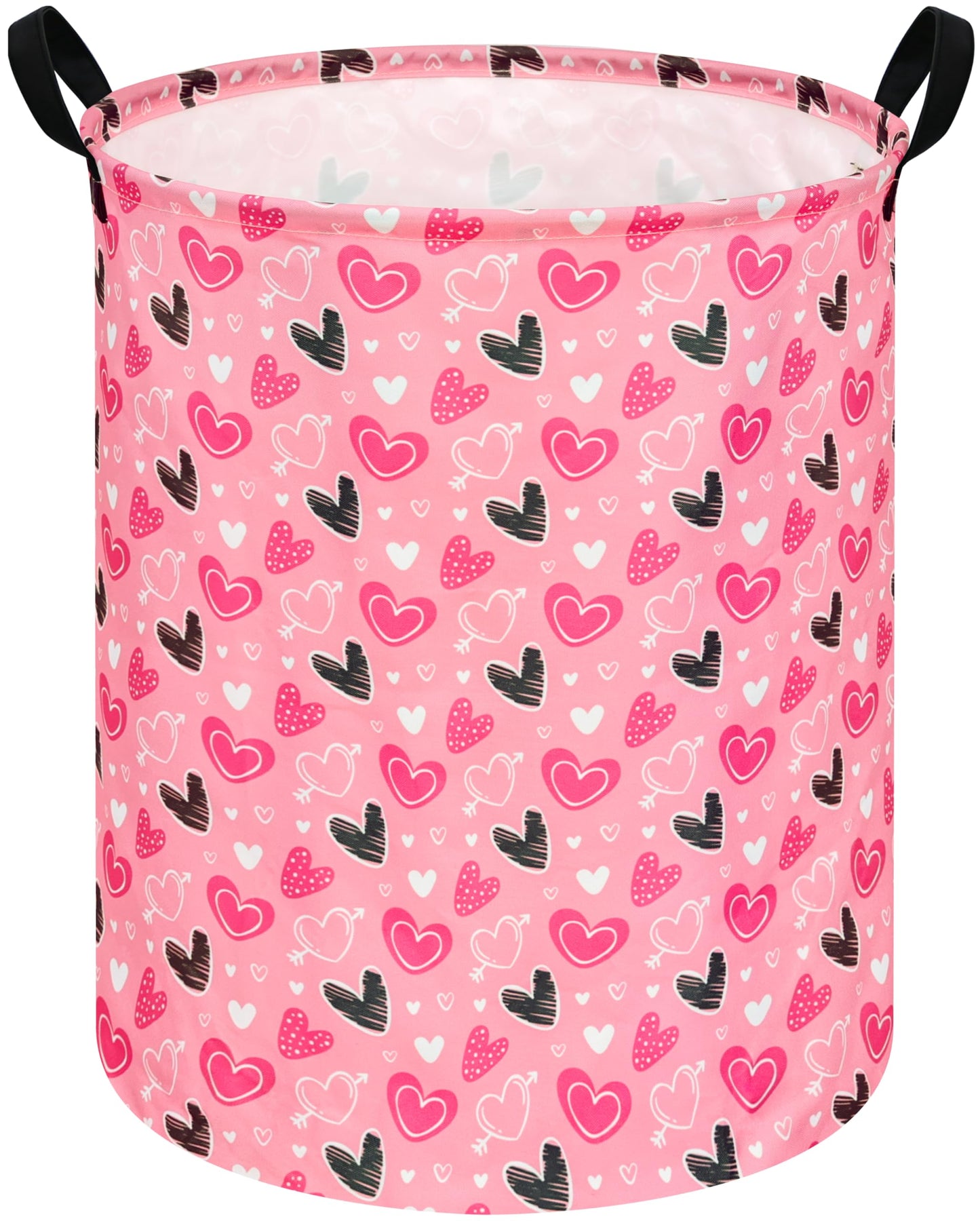 KUNRO Laundry Basket Nursery Hamper Kids Storage Bin Baby Toy Organizer Box Mothers Day Gift Basket for Room Decor