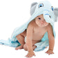 Hiphop Panda X - Large Hooded Baby Towel - Rayon Made From Bamboo, Soft Hooded Bath Towel For Babie, Toddler,Infant, Perfect For