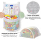 Baby Bath Toy Organizer, quick drying, and mould proof, Multiple-Suspension Bath Toy Holder, Large Capacity Multi Use Bathtub To