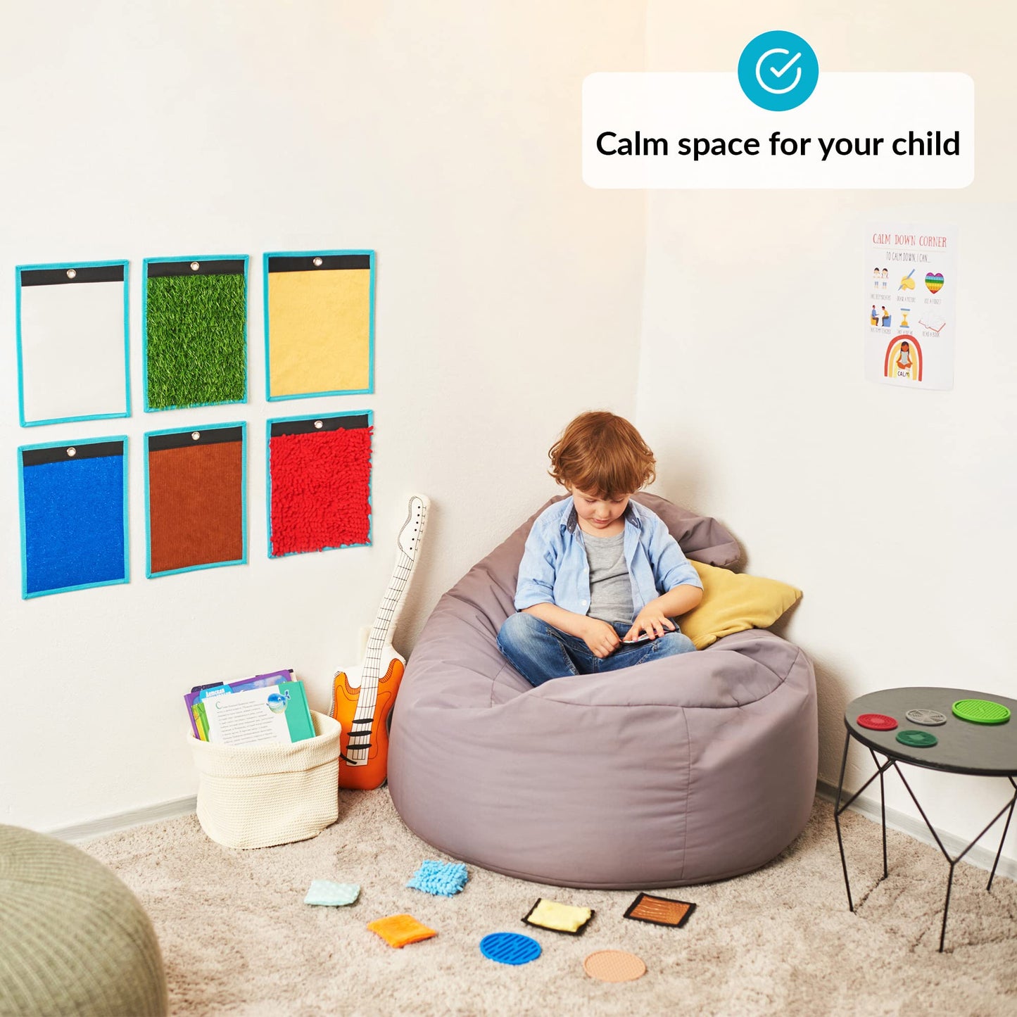 ODOXIA Sensory Mats for Autistic children  Sensory Tiles for Kids  Mats, Discs & Bean Bags  Sensory Wall Panel  Multi-Sensory Ex