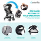 Evenflo Travel Stroller, Self-Folding, Lightweight, Fits Baby Car Seat, Gold Otto, Moonstone