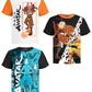 Avatar The Last Airbender Graphic T-Shirts 3 Pack For Boys 6 Wh/Bk/Tq Ss