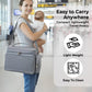 Breast Pump Bag for Spectra S1 S2, Wearable 100% Insulated Diaper Bag with 4 Milk Storage Bags, Diaper Bag Backpack, Pumping Bag