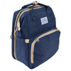 Foldable Crib Bag, Mommy Bag Multifunctional Large Capacity for Daily Use for Travel(Navy Blue)