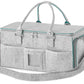 Hblife Baby Diaper Caddy Organizer, Nursery Storage Bin, 16' X 10' X 7' Large Portable Basket Shower Gift Newborn Essentials