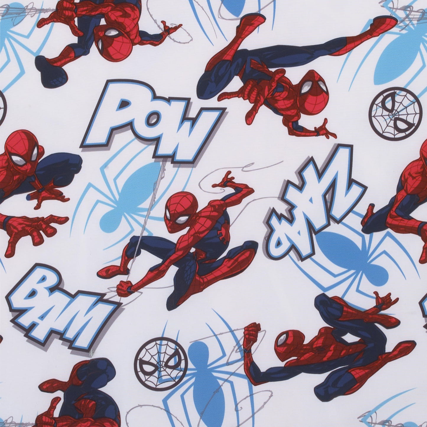 Nojo Marvel Spiderman To The Rescue Red, White, And Blue Preschool Nap Pad Sheet