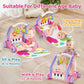 2 In 1 Baby Gym Play Mat With Walker, Kick And Play Piano Gym Activity For Boys Girls, Musical Activity Center Tummy Time Mat Fo