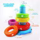 BEST LEARNING Stack & Learn - Developmental Educational Activity Stacking Toy for Infants Babies Toddlers for 6 or 9 Month Old B